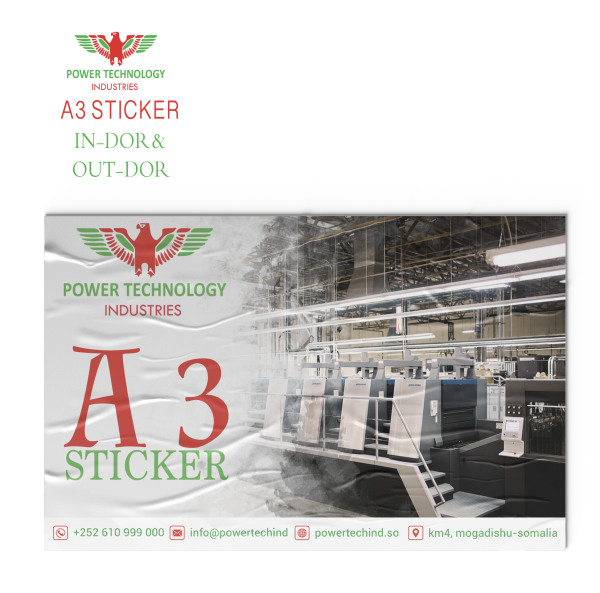 A3 STICKER